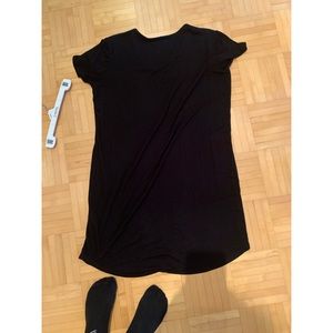 Black T shirt dress